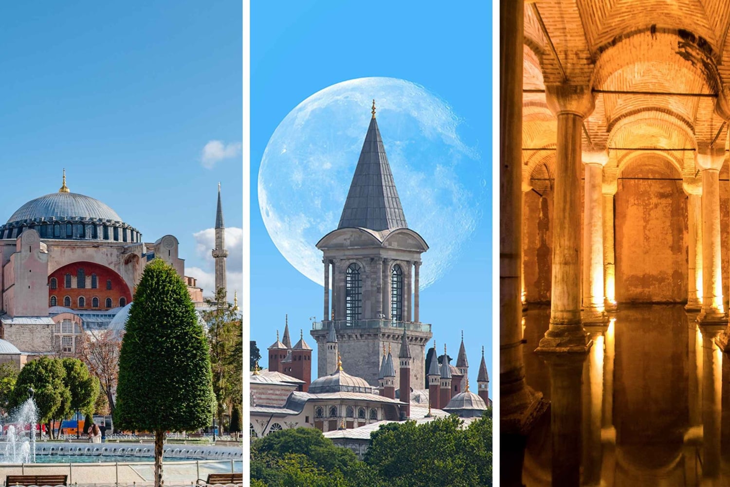 Flexible Combo: Hagia Sophia, Topkapi, Basilica, Blue Mosque