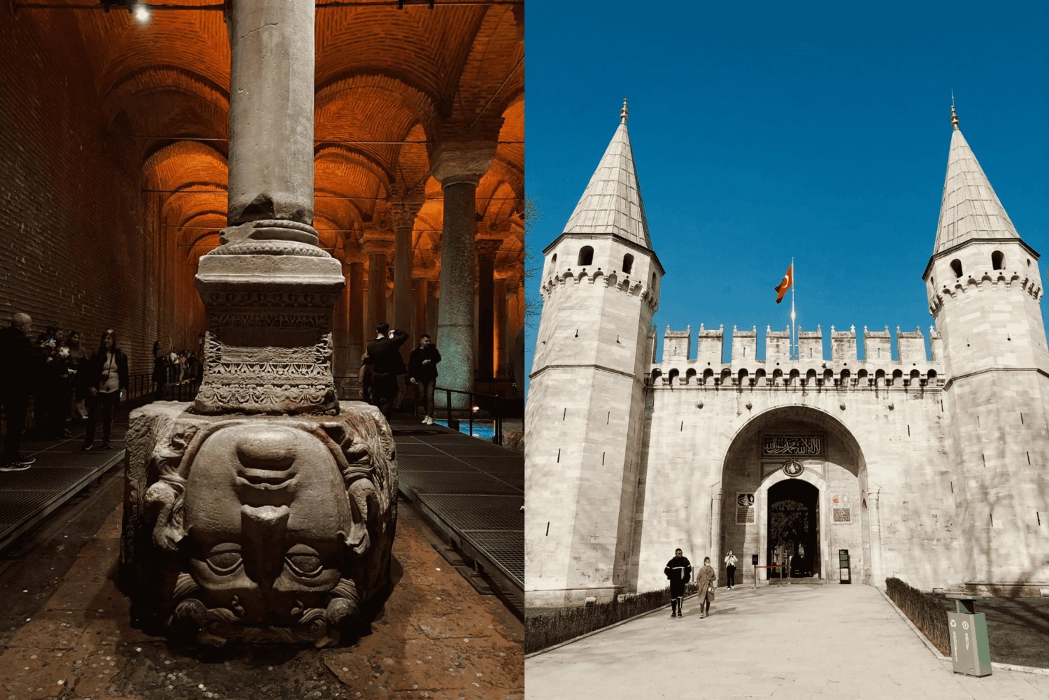 Istanbul: Basilica Cistern & Topkapi Palace Combo Ticket