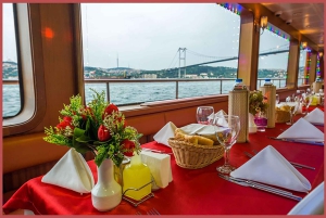Istanbul: Bosphorus Night Dinner Cruise with Private Table
