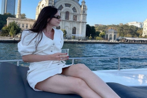 Istanbul: Bosphorus Private Guided Yacht Cruise with Snacks