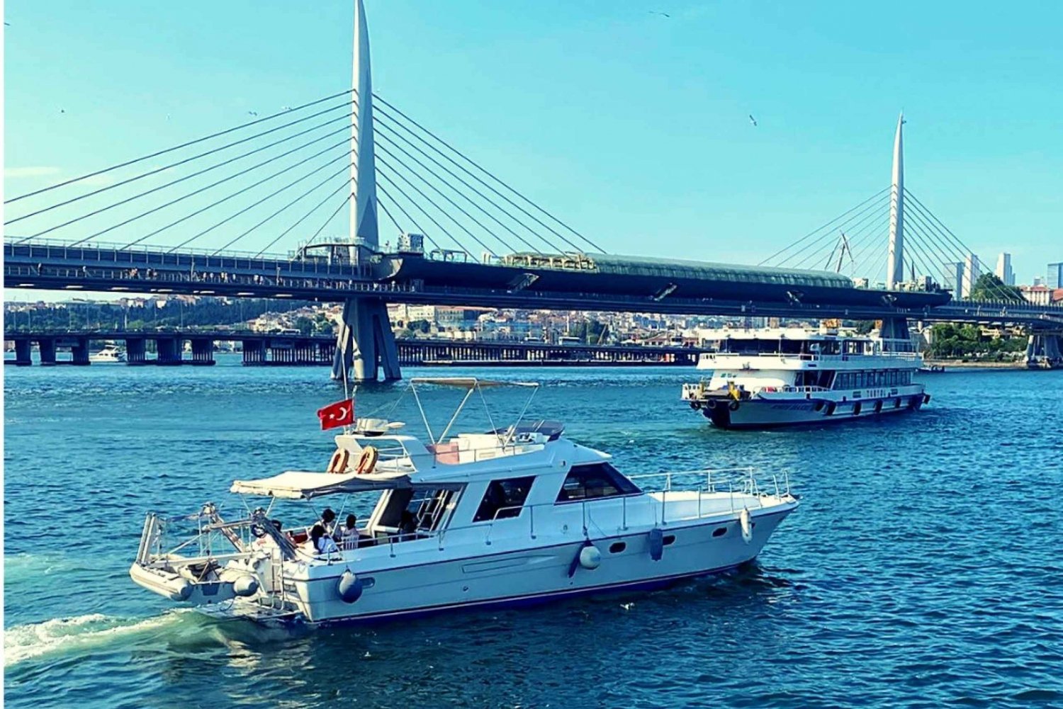 İstanbul: Bosphorus Private Yacht Cruise with Tea and Coffee