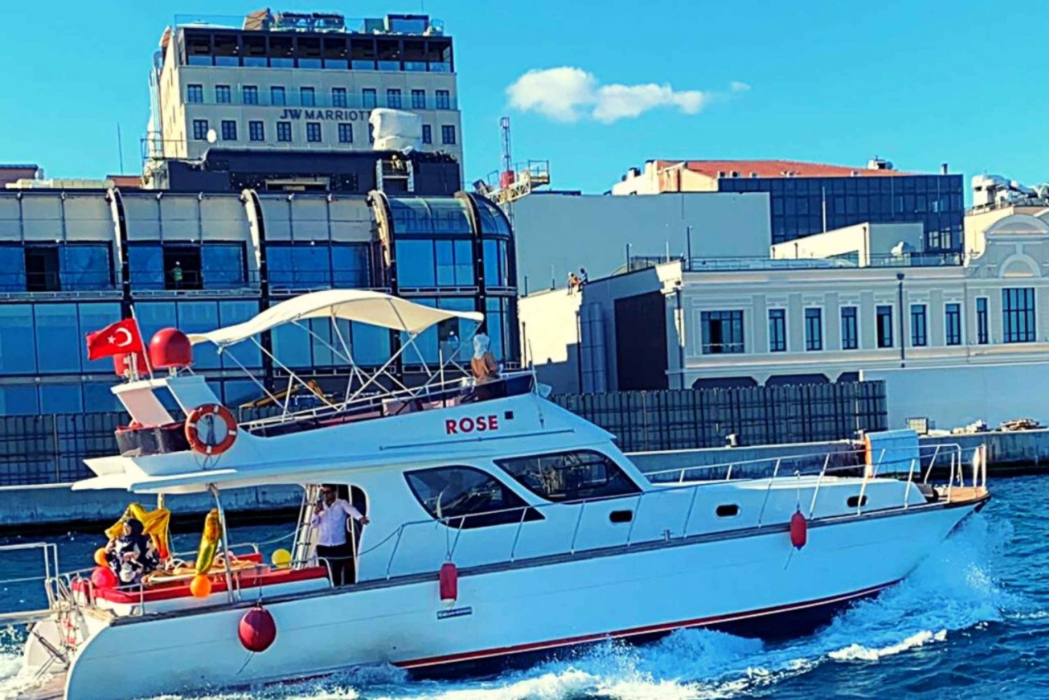 İstanbul: Bosphorus Private Yacht Cruise with Tea and Coffee