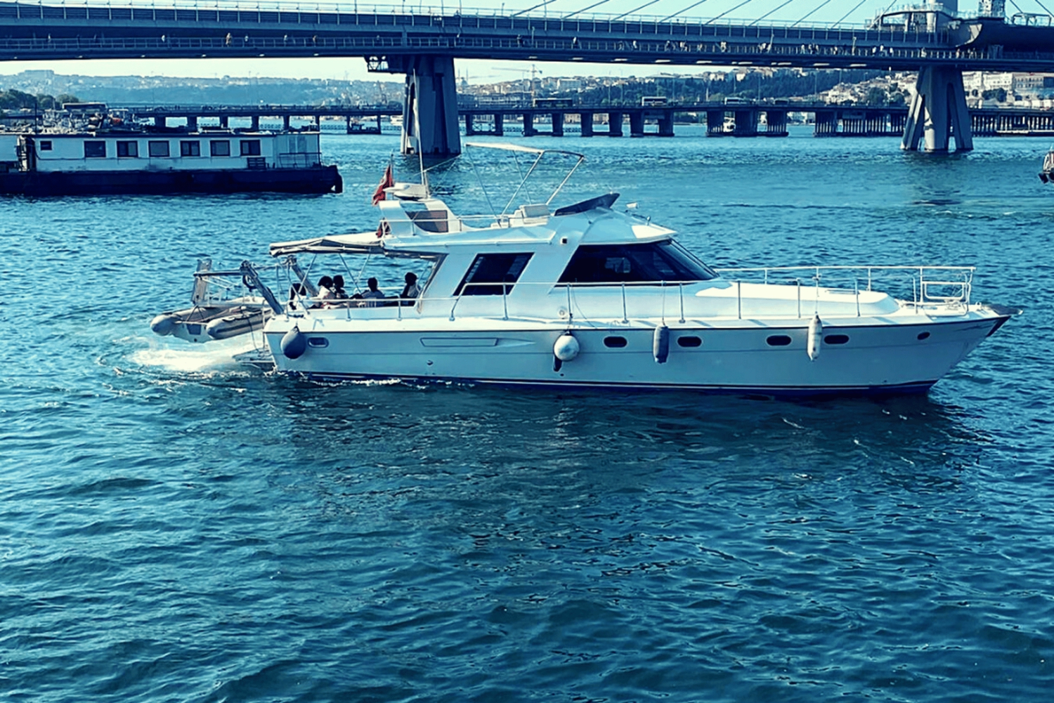 İstanbul: Bosphorus Private Yacht Cruise with Tea and Coffee