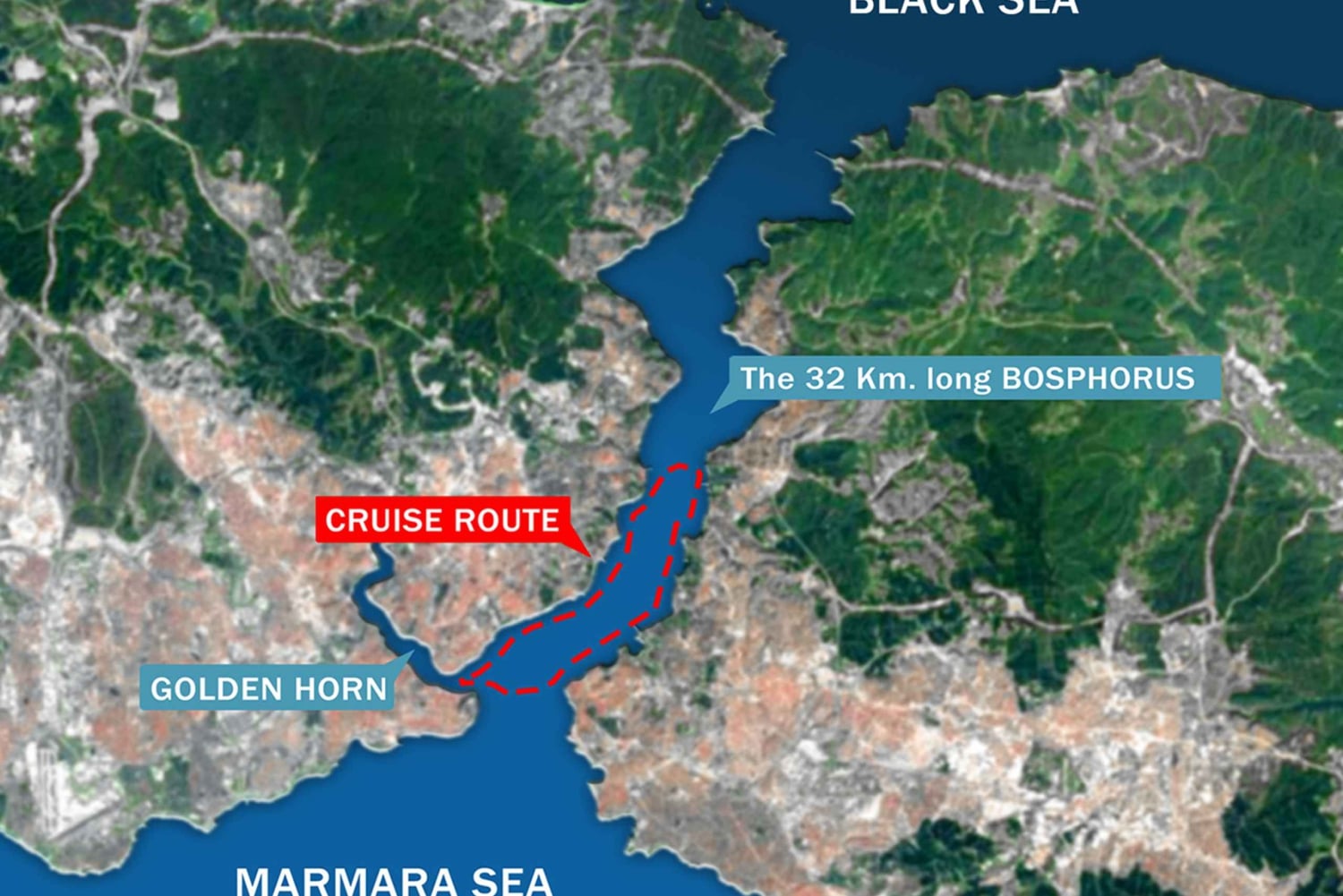 Istanbul: Bosphorus Sightseeing Cruise with Sunset Option