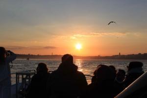 Istanbul: Bosphorus Sunset Cruise on Yacht with Live Guide