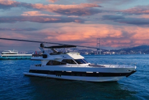 Istanbul: Bosphorus Sunset Cruise on Yacht with Live Guide