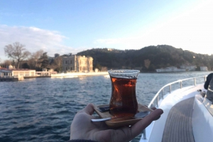 Istanbul: Bosphorus Sunset Cruise on Yacht with Live Guide