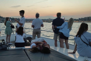 Istanbul: Bosphorus Sunset Cruise on Yacht with Live Guide