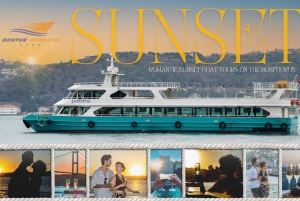 Istanbul: Bosphorus Sunset Cruise with Drinks & Snack