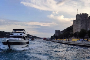 Istanbul: Bosphorus Sunset Cruise with Snacks and Wine