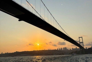 Istanbul: Bosphorus Sunset or Night Yacht Cruise & Transfers
