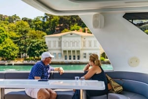 Istanbul: Bosphorus Yacht Cruise with Stopover on Asian Side
