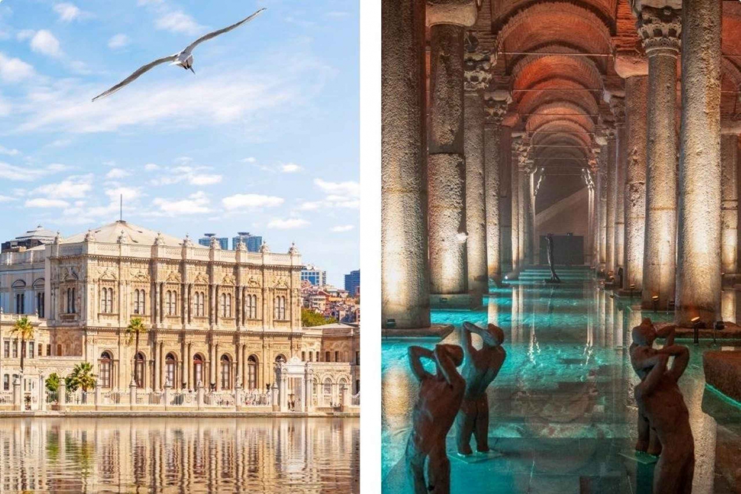 Istanbul Combo: Dolmabahce Palace & Basilica Cistern