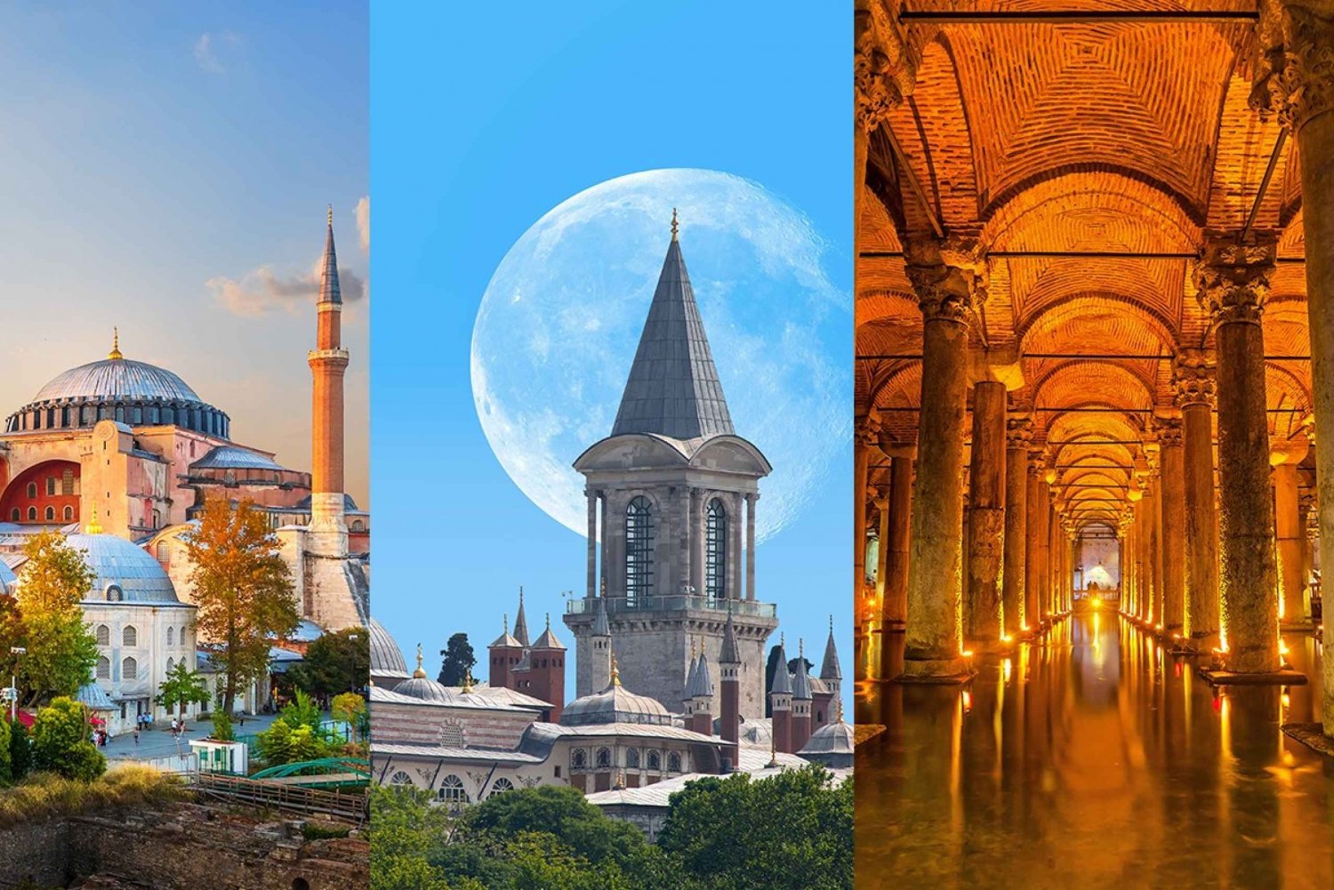 Flexible Combo: Hagia Sophia, Topkapi, Basilica, Blue Mosque