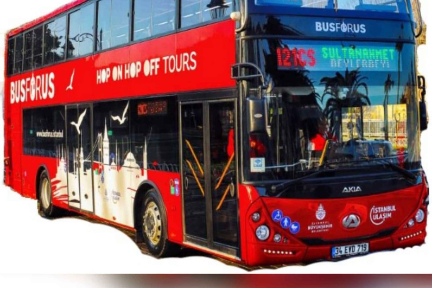 Istanbul Hop On Hop Off Bus\24 Hours Ticket