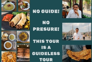 Istanbul : Online-Self Guided Food ve City Tour (8stops)