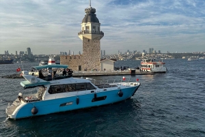 Istanbul:Private Yacht Cruise with Maiden's Tower Visit