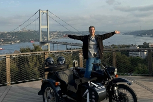 Istanbul:Sidecar Tour, Highlights,Hidden Gems & 2 Continents