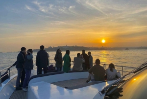 Istanbul: Bosphorus Sunset Yacht Cruise with Live Guide
