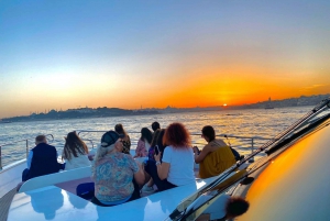 Istanbul: Bosphorus Sunset Yacht Cruise with Live Guide