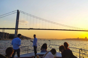 Istanbul: Bosphorus Sunset Yacht Cruise with Live Guide