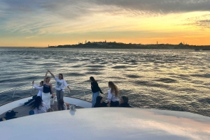 Istanbul: Sunset Yacht Cruise on the Bosphorus with Transfer