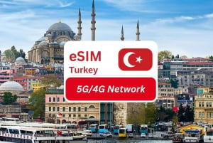 Istanbul: Turkey eSIM Data Plans with 1GB to 20GB Option