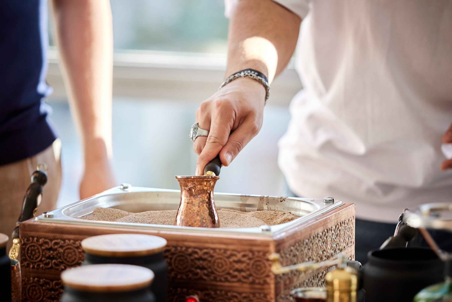 Istanbul: Turkish Coffee Brewing Class on Sand + Gift Set