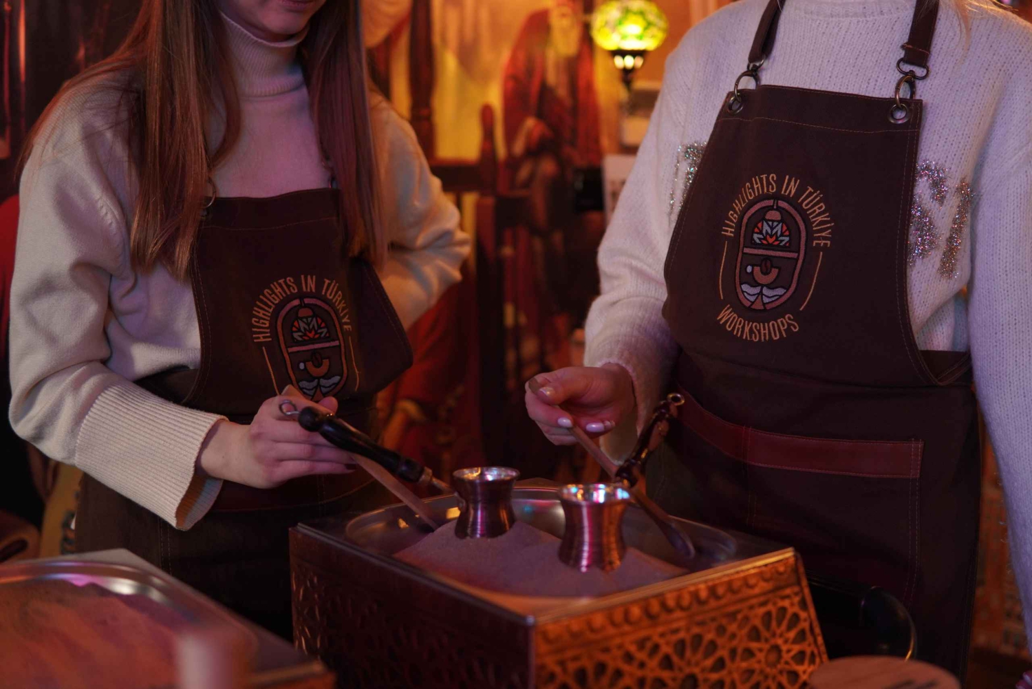 Istanbul: Turkish Coffee Brewing Class on Sand + Gift Set