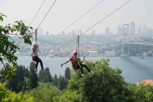 Istanbul: Zipline Adventure with Bosphorus View