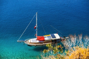 Kas: Limanagzi Beach & Island-Hopping Boat Tour with Lunch