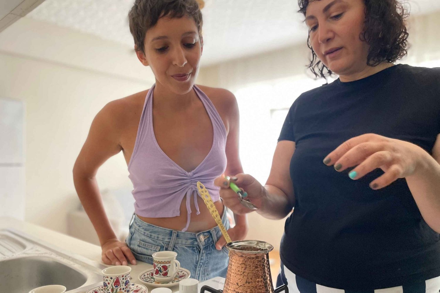 Home Style Turkish Coffee Making and Fortune Telling