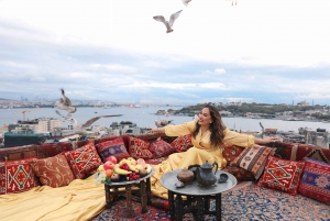 Istanbul Flying Dress Rooftop Photo Shoot