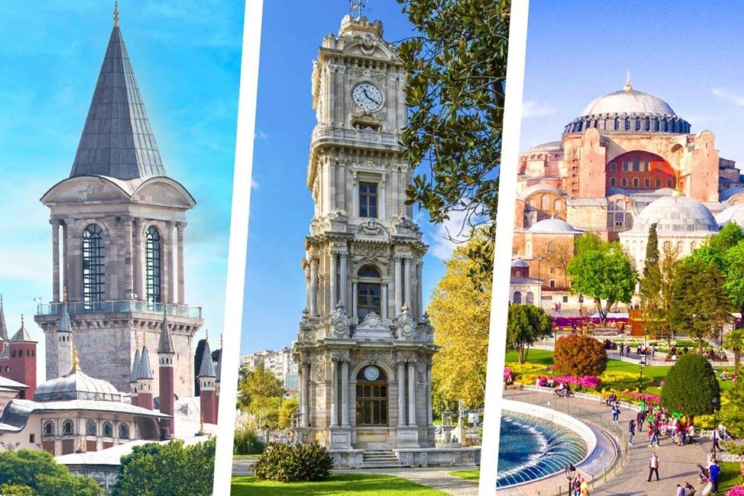 Topkapi Palace, Dolmabahce Palace, Hagia Sophia Combo Ticket