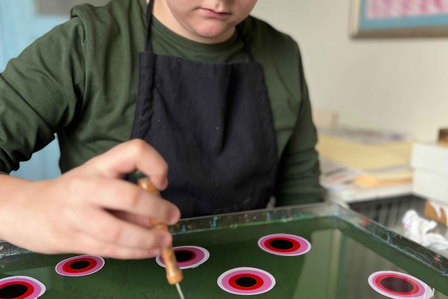 Turkish Marbling Paper Ebru Art Workshop