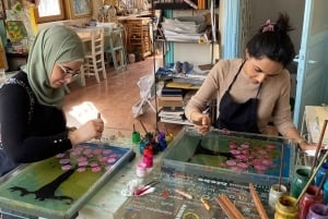 Turkish Marbling Paper Ebru Art Workshop