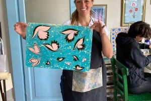 Turkish Marbling Paper Ebru Art Workshop