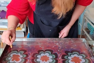 Turkish Marbling Paper Ebru Art Workshop