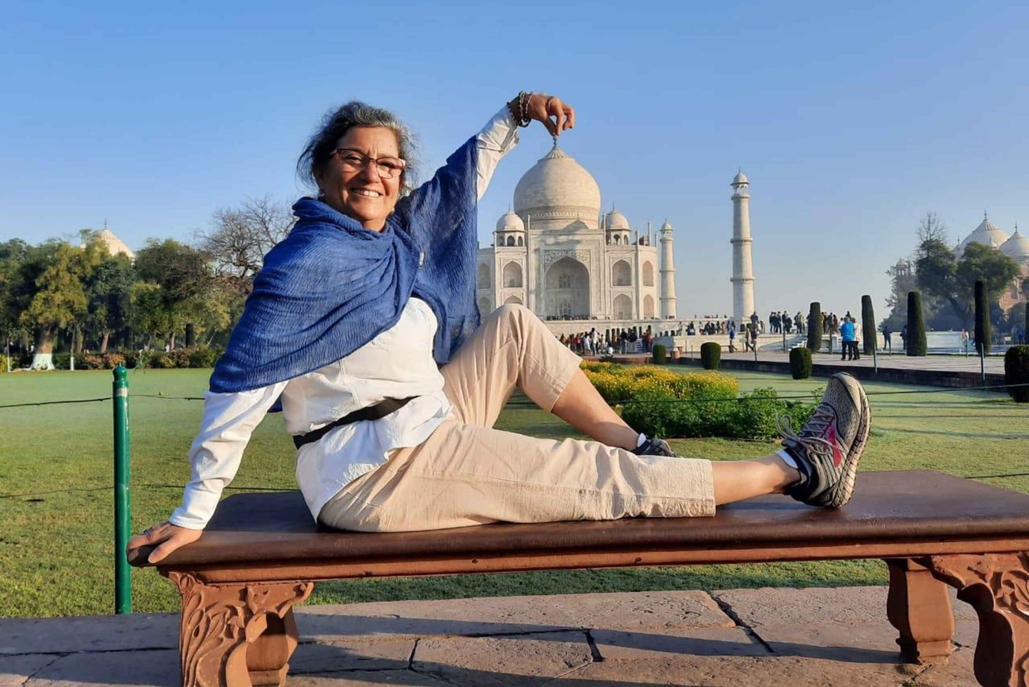 5- Dia do triângulo dourado em voo a partir de Calcutá