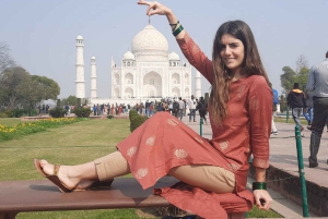 Ruta de 6 días por el Triángulo de Oro con visita espiritual a Benarés