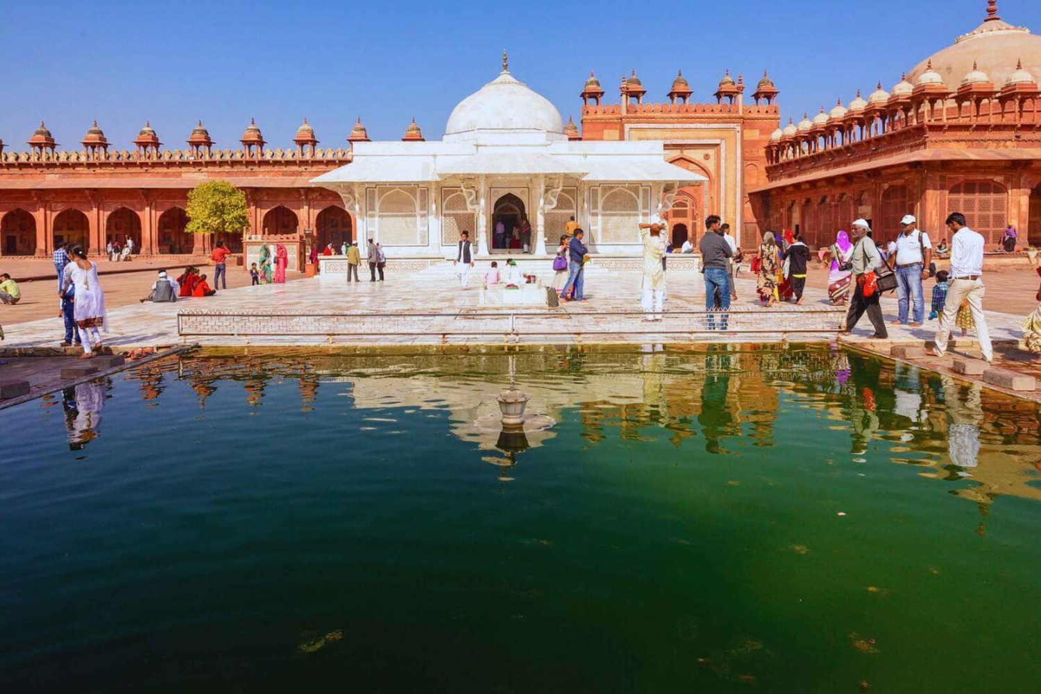 Agra: rondleiding door Fatehpur Sikri en Abhaneri Stepwell