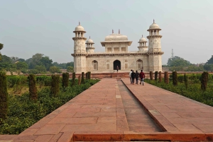 Agra: Tour sin colas al Taj Mahal y al mausoleo con opciones