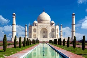 Agra: tour all'alba e al tramonto al Taj Mahal con servizio di prelievo in hotel