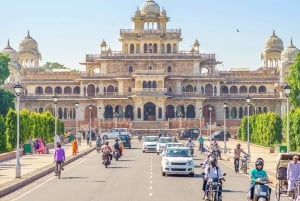 Van Agra naar Jaipur met de taxi via Fatehpur Sikri en Abhaneri
