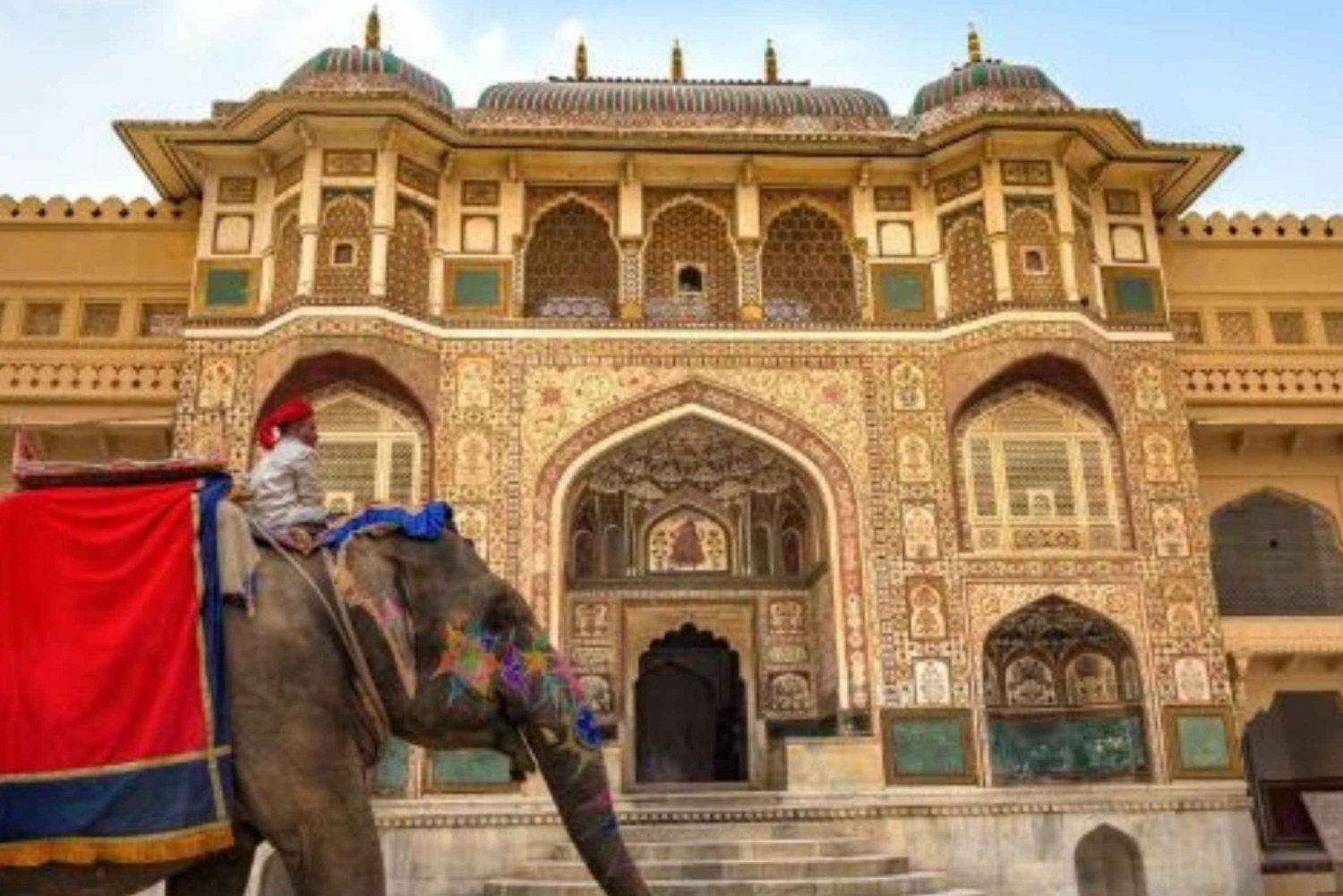 Jaipur : Visite guidée du fort d'Amber avec billets coupe-file