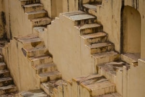 Visite d'une demi-journée : fort d'Amber, Jal Mahal et puits à Jaipur