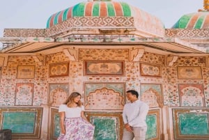 Vanuit Agra: Jaipur Privé Tour per Auto met Delhi Drop Optie