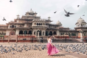 Vanuit Agra: Jaipur Privé Tour per Auto met Delhi Drop Optie
