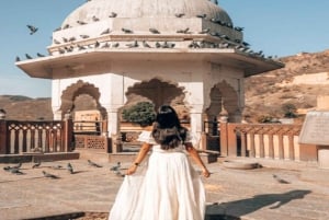 Vanuit Agra: Jaipur Privé Tour per Auto met Delhi Drop Optie