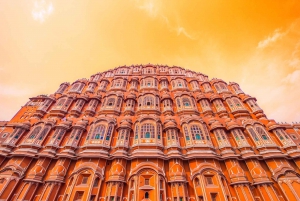 Vanuit Delhi: 2-daagse privétour met gids naar Agra en Jaipur